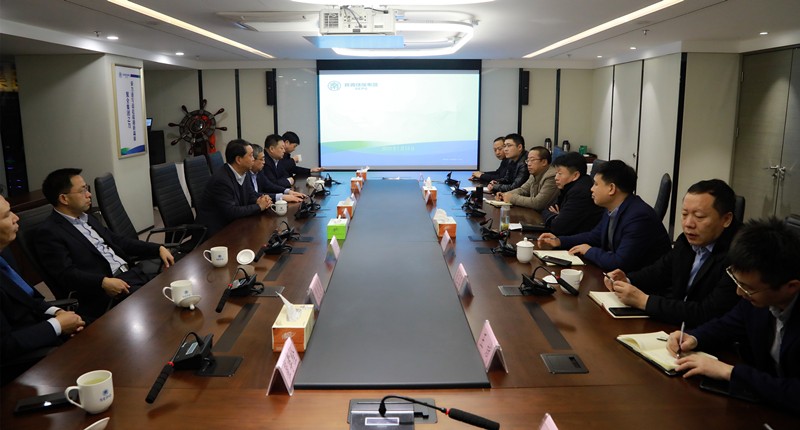 商洛市县政府一行到人生就是博集团交流座谈｜熊良虎出席