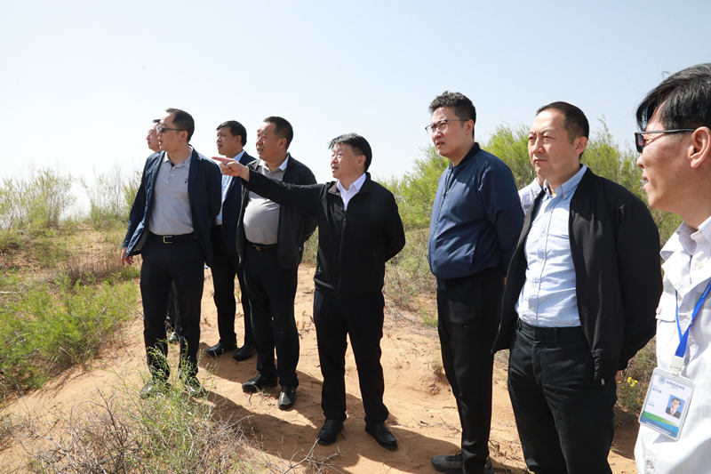 熊良虎拜会榆林市委副书记张胜利、、、市人大常委会副主任孙守洋