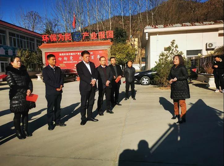 商洛市委督查组组长、、、督核办主任王相阳到水情形公司丹凤县污水处理厂督查事情