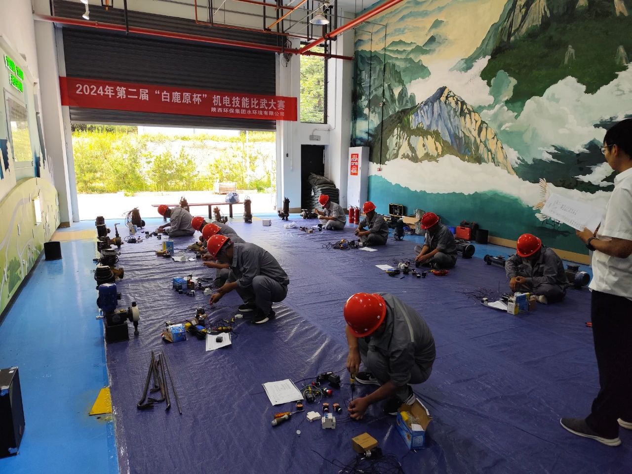 水情形公司：以赛促学提手艺